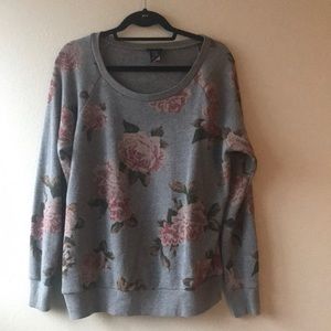 Torrid floral sweater
